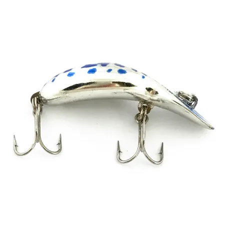 Heddon Tadpolly Clatter Tad Ytbete, Silver / Blå, 6g, Rassel, #6740