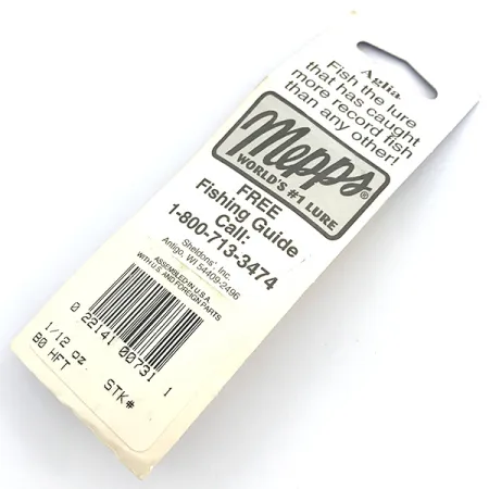 Mepps Aglia 0 Spinnare, Fire Tiger, 2,5g, UV-Finish, #6744