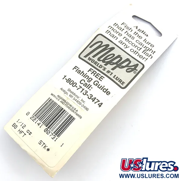 Mepps Aglia 0 Spinnare, Fire Tiger, 2,5g, UV-Finish, #6744