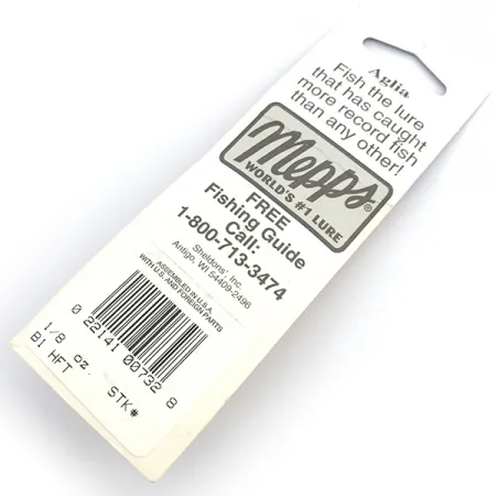 Mepps Aglia 1 Spinnare, Fire Tiger, 3.5g, UV-reaktiv, #6745