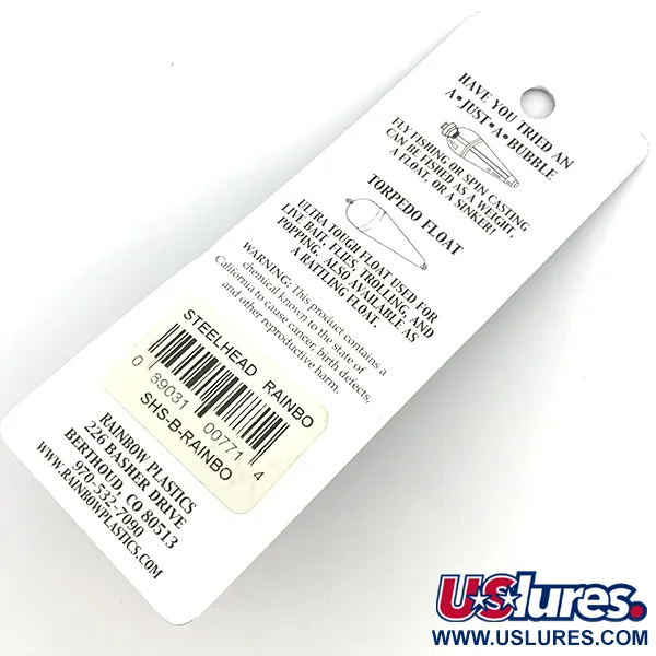 Rainbow Plastics Steelhead UV Skeddrag, Rainbow, 14g, UV, #6752