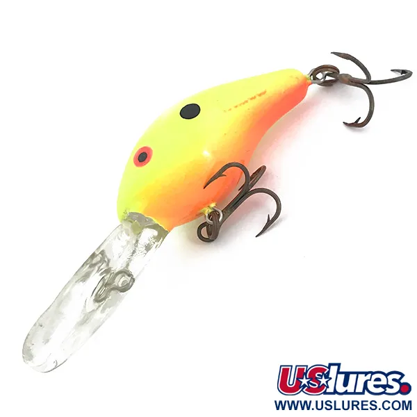 Mann's 10+ Crankbait, Yellow / Orange, 10g, Djupgående, #6754