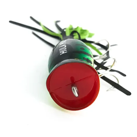 Fred Arbogast Hula Popper Ytbete, Fire Tiger, 10g, #6760