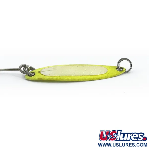 Luhr Jensen Needlefish 1 UV Skeddrag, Chartreuse, 2g, UV-finish, #6764