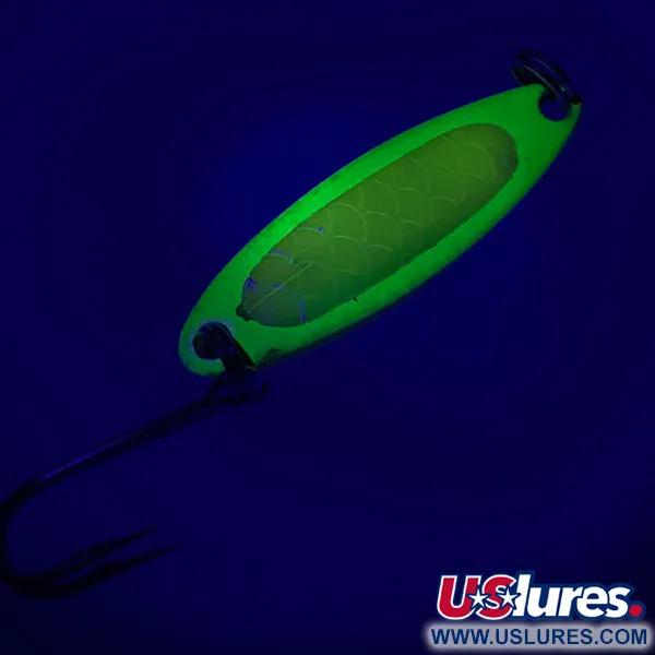 Luhr Jensen Needlefish 1 UV Skeddrag, Chartreuse, 2g, UV-finish, #6764