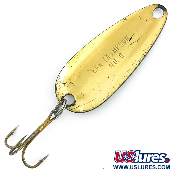 Len Thompson #0 Skeddrag, Grön/Svart/Guld, 17g, Gäddfiske, #6765