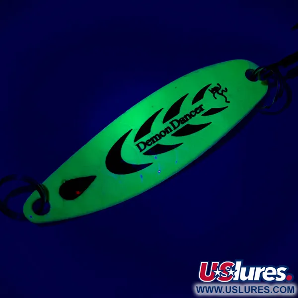 Bass Pro Shops Demon Dancer Skeddrag, Chartreuse/Nickel, 7g, UV, #6771