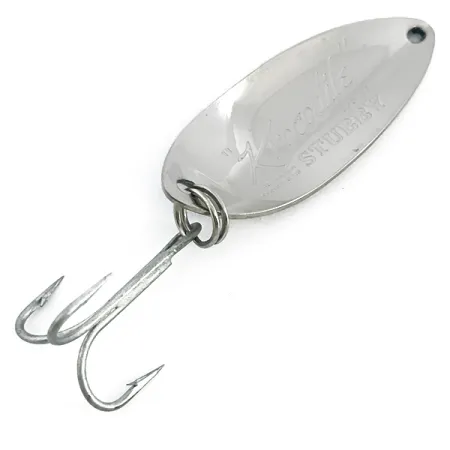 Luhr Jensen Krocodile Stubby Skeddrag, Nickel / Blå, 14g, USA, #6774