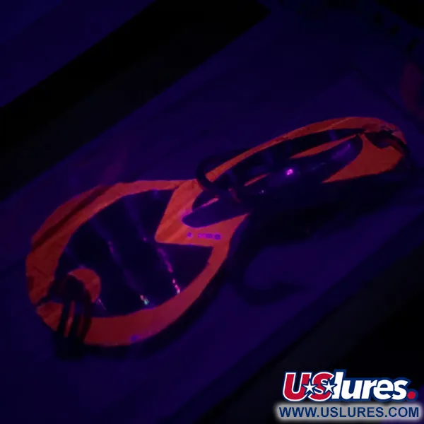 Luhr Jensen Loco 1 UV Skeddrag, Red / Hologram, 4g, UV-lyster, #6779