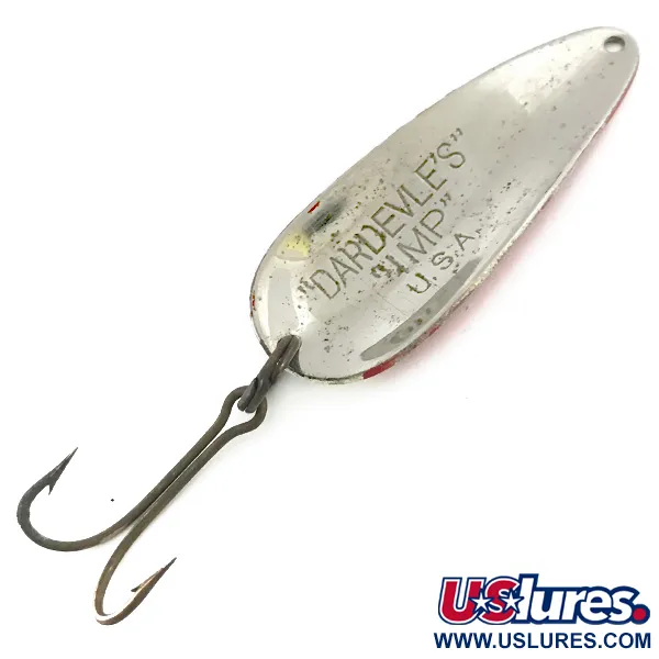 Eppinger Dardevle Imp Skeddrag, Röd/Vit/Nickel, 11g, Kastlängd, #6782