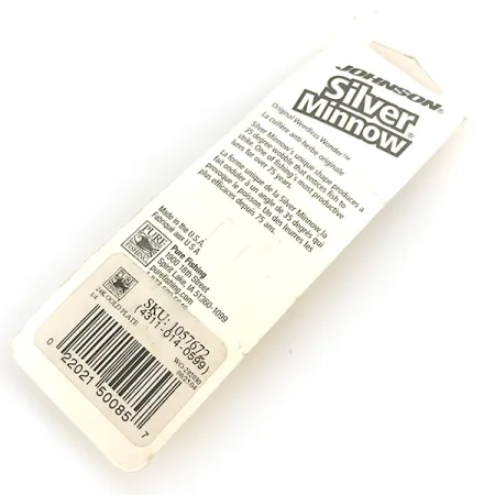 Johnson Silver Minnow Skeddrag, Guld, 7g, Vasskydd, #6798