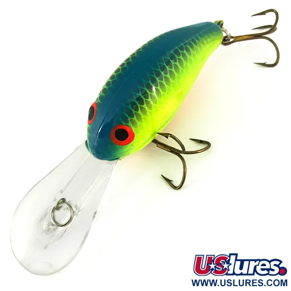Bandit 300 Djup-Crankbait, Chartreuse Blue Back, 10.5g, #6813