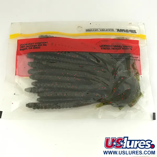 Zoom Super Salt Plus jigg, Avocado, 12.7cm, räfflad kropp, #6832