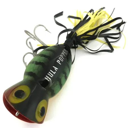 Fred Arbogast Hula Popper Ytbete, Abborre, 14g, Kjol, #6863