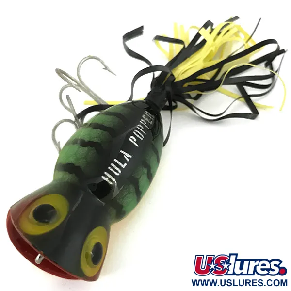 Fred Arbogast Hula Popper Ytbete, Abborre, 14g, Kjol, #6863