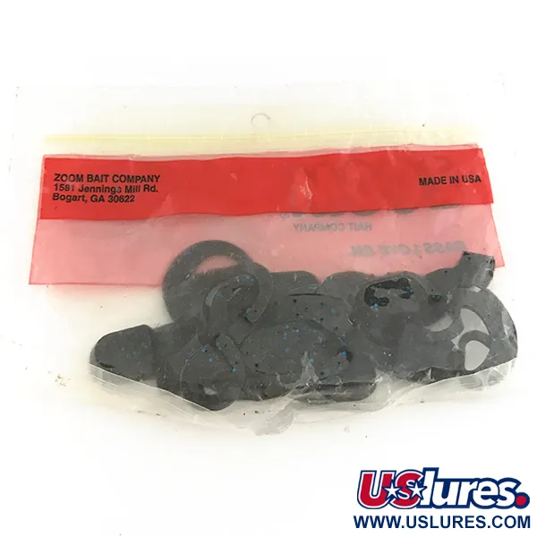 Zoom Swimmin' Chunk Jigg, Black / Blue, 7.5cm, Dubbelstjärt, #6891