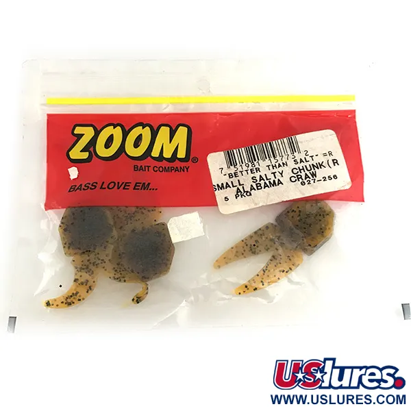 Zoom Small Salty Chunk Jigg, Alabama Craw, 6,5cm, Jig Trailer, #6894