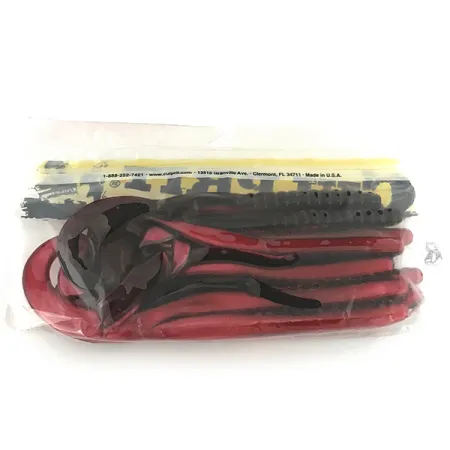 Culprit Original Worm jigg, Red Shad, 14cm, Ribbon Tail, #6897