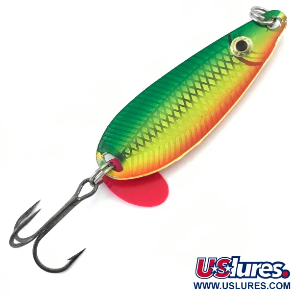 Key Largo Syco Spoon UV Skeddrag, Rainbow Fish, 14g, UV-Finish, #6907