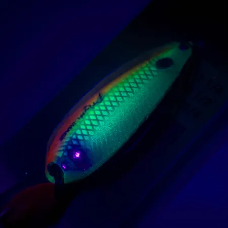 Key Largo Syco Spoon UV Skeddrag, Rainbow Fish, 14g, UV-Finish, #6907