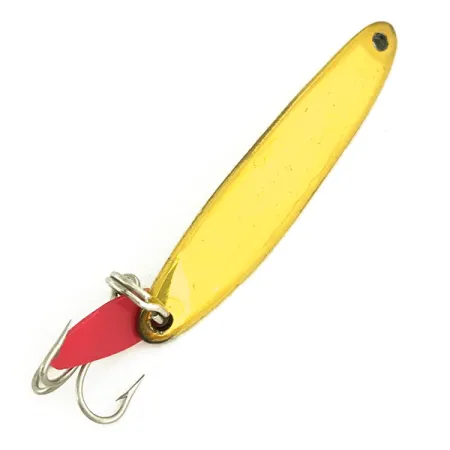 Bay de Noc Swedish pimple Vertikalpirk, Guld, 5,5g, Mässing, #6911