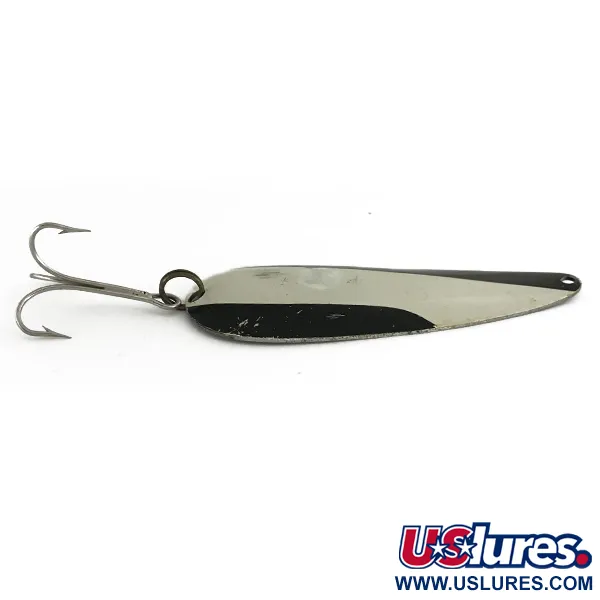 Nebco FlashBait 66 Skeddrag, Svart/Vit/Nickel, 21g, Vintage, #6929