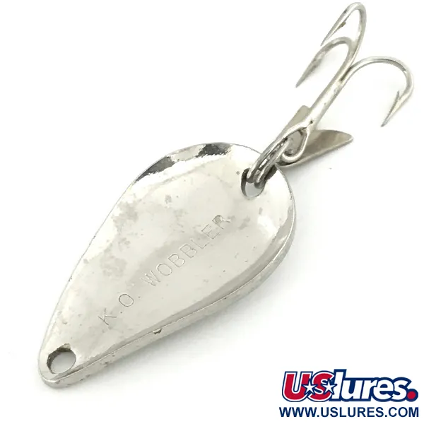 Acme K.O. Wobbler Skeddrag, Nickel, 7g, Sonic Flipper Tail, #6931