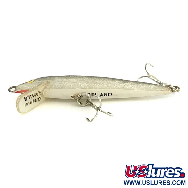 Rapala Original Floater F7 Wobbler, Silver, 4g, Balsa, #6940