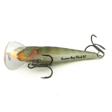 Rapala Scatter Rap Shad SCRS07 Wobbler, Abborre, 7g, Scatter Lip, #6943