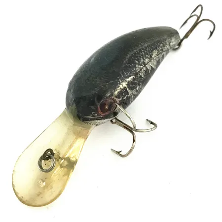 Cotton Cordell Big O Crankbait, Black/Silver/Gold, 10g, Flytande, #6944