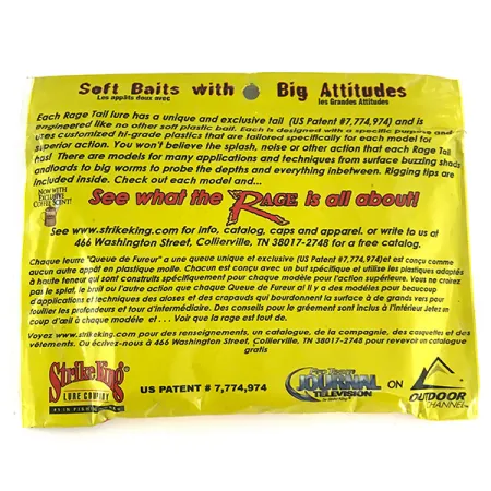 Strike King Rage Tail Jigg, Hard Candy, 10cm, Kaffedoft, #6958