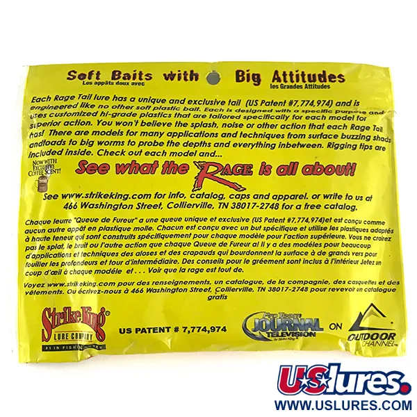 Strike King Rage Tail Jigg, Hard Candy, 10cm, Kaffedoft, #6958