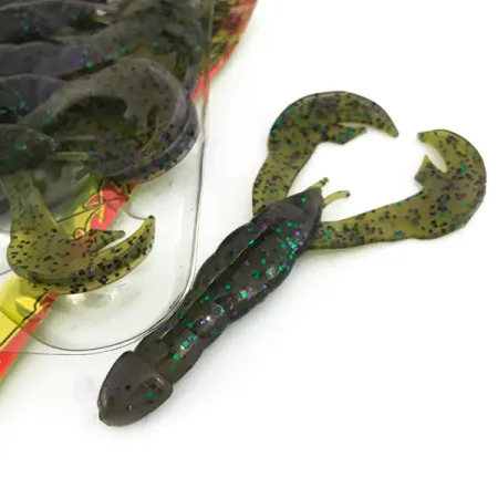 Strike King Rage Tail Jigg, Hard Candy, 10cm, Kaffedoft, #6958