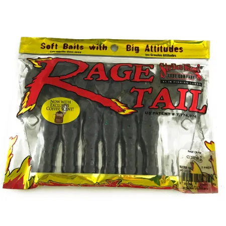 STRIKE KING Rage Tail soft bait 6-pack