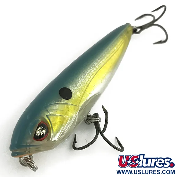 Gary Yamamoto Tate' Pencil Walker, Teal/Gul, 10g, Ytfiske, #6960