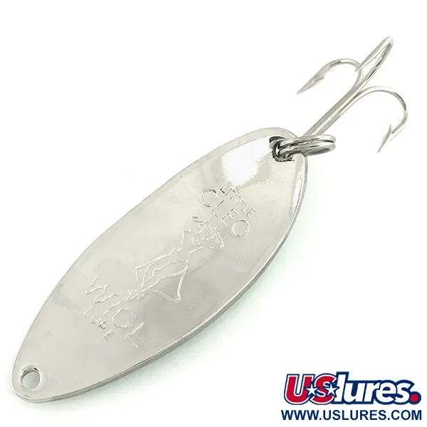 Seneca Little Cleo (Hula Girl) Glow Skeddrag, Vit/Grön/Nickel, 18g, #6969