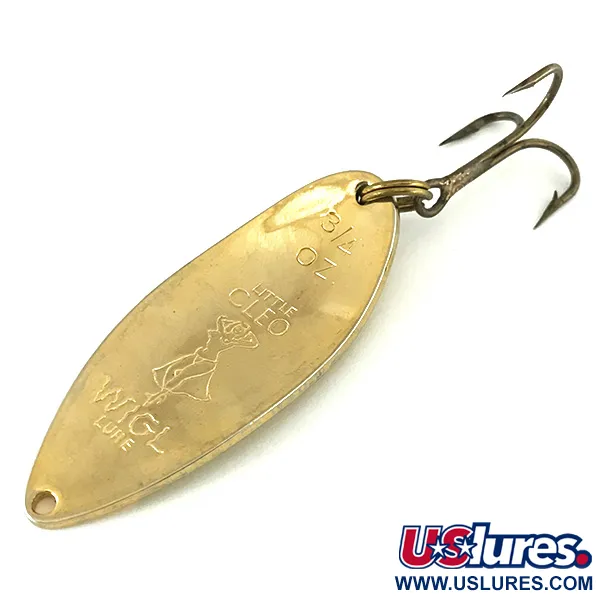 Seneca Little Cleo (Hula Girl) Skeddrag, Guld, 21g, Vintage, #7001