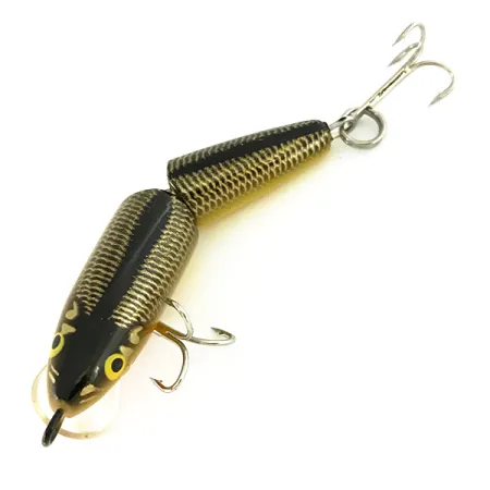 RAPALA JOINTED Ledat Drag, Guld, 4g, Balsaträ, #7004