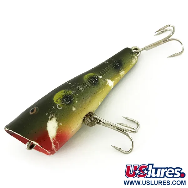 Creek Chub Plunker Ytpopper, Frog, 5.5g, Vintage, #7011
