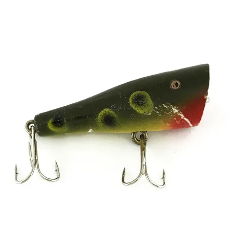 Creek Chub Plunker Ytpopper, Frog, 5.5g, Vintage, #7011