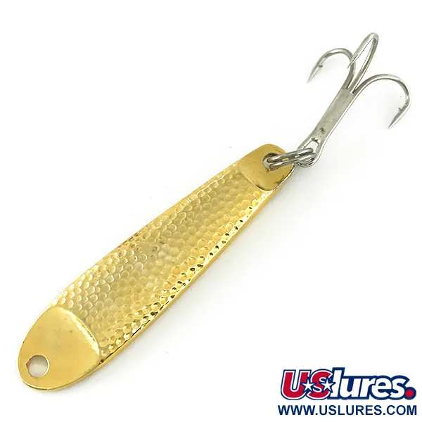 Bass Pro Shops Strata Spoon Skeddrag, Hamrat guld, 14g, #7027