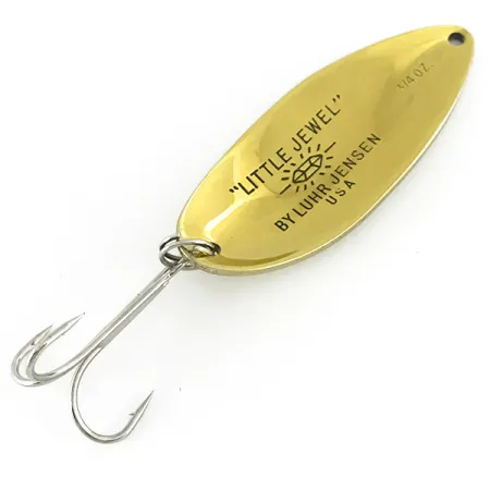 Luhr Jensen Little Jewel Skeddrag, Guld, 21g, Vintage USA, #7028