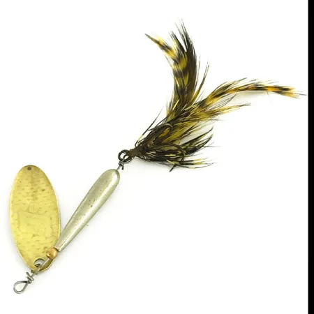 Renosky Lures Swiss Swing 5 Spinnare, Nickel / Mässing, 9g, Fjädrar, #7055