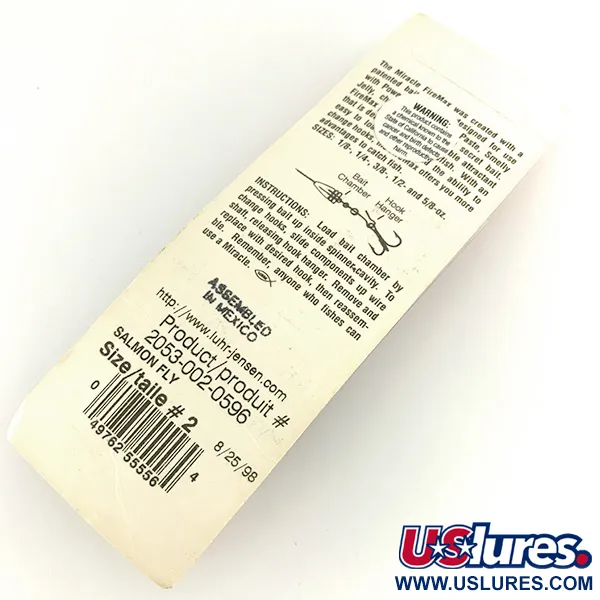 Luhr Jensen Fire Max Miracle 2 Spinnare, Guld / Svart, 7g, #7056