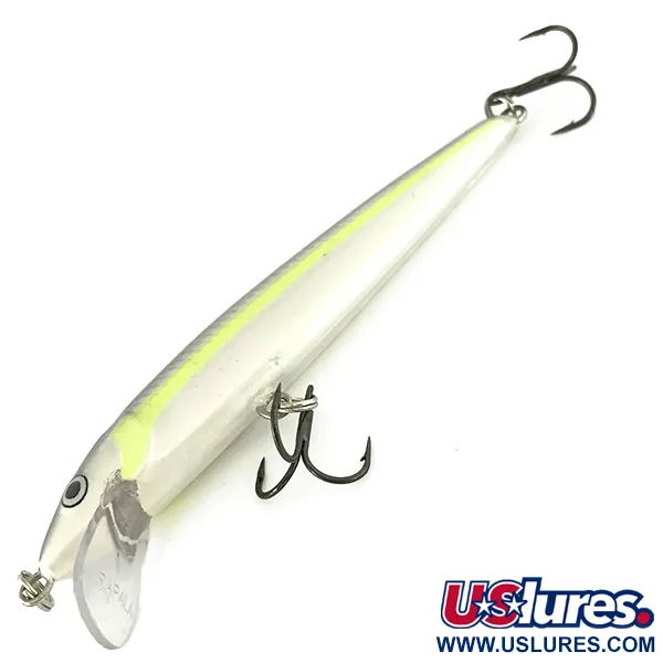RAPALA HUSKY JERK Holo Wobbler, Silver-Gul, 10g, Svävande, #7079