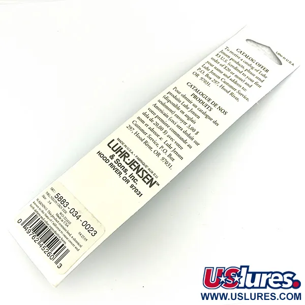 Luhr Jensen Deep Stinger Skeddrag, Silver / Grön, 21g, UV, #7085