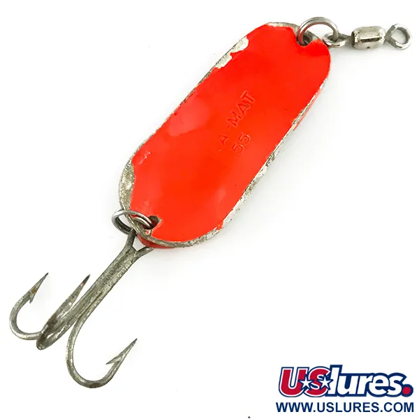 Gibbs Delta Kit-A-Mat #55 Skeddrag, Silver/Orange UV, 25g, UV-glöd, #7086