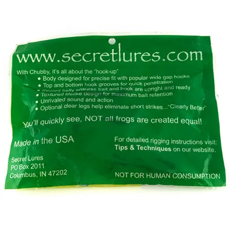 Secret Lures Chubby Frog Gummigroda, Super Shad, 10cm, #7095