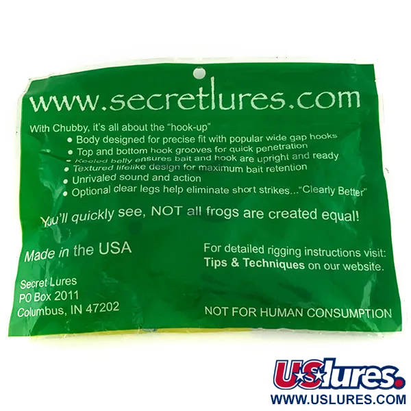 Secret Lures Chubby Frog Gummigroda, Super Shad, 10cm, #7095