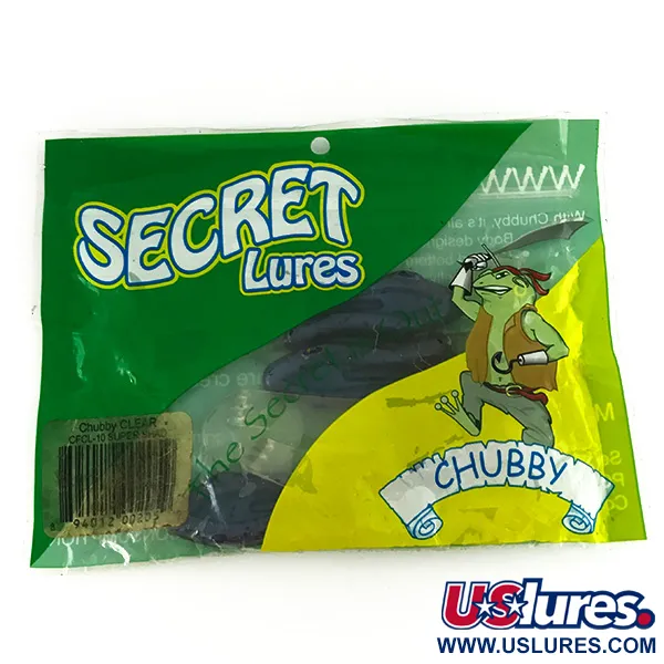 Secret Lures Clear Legged Chubby Frog gummibete 4-pack